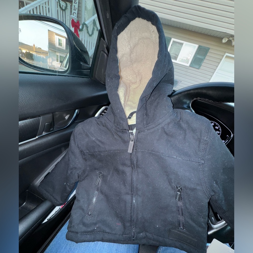 Hunter black Sherpa lined Jacket 12M